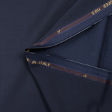 Tejido traje 100% lana Super 110's azul oscuro