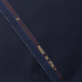 Tejido traje 100% lana Super 110's azul oscuro