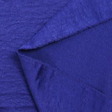 Crepe azul real con reverso de raso