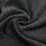 Velours de laine mélangée anthracite chiné