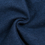 Navy blue boiled wool