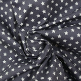 Algodón estampado estrellas 1cm gris