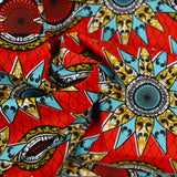 Eindhoven Blue Eindhoven Ethnic Cotton Red background