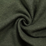 Bottle green boiled wool