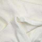 Jersey de terciopelo blanco
