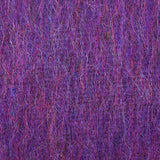 Laine aspect mohair à poils longs violet