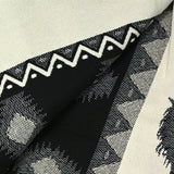Coton jacquard cheval au galop fond blanc