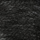 Organza de soie lancé découpé à Lurex long noir
