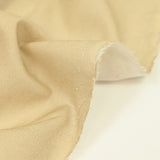 Cotton voile with heritage print, coffee background