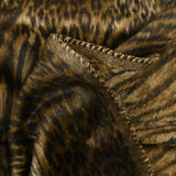 Mady wild brown faux fur wool blend