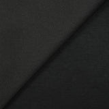 Jersey de polyviscose lourd double-face noir