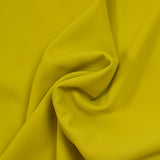 Crêpe sergé de polyester jaune anis