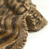 Mady wild brown faux fur wool blend