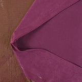 Jersey de polyester lamé doré fond orchidée