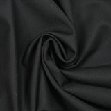Tissu tailleur 100% laine sergé noir corbeau