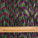 Crêpe irisé arc-en-ciel fond noir