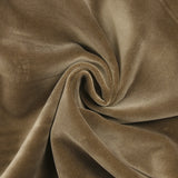 Velours de coton ras taupe