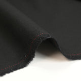 Tissu tailleur 100% laine noir profond