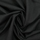 Black Bergamo twill wool blend suit fabric