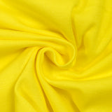 Jersey de coton jaune mimosa