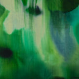 Viscose imprimée brume fond vert