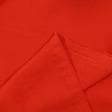 Orange polyester crepe de chine