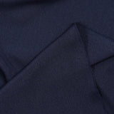Crêpe de chine polyester bleu foncé