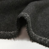 Lainage gratté fin gris anthracite
