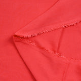 Crêpe de viscose corail
