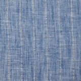 Chambray rayure Lurex Manon fond bleu