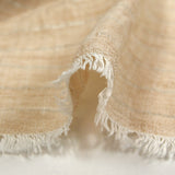 Chambray rayure Lurex Manon fond sable