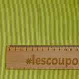 Velours côtelé polyester 2 mm vert pomme