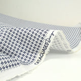 Cotton navy capsule print with white background