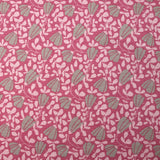 Sudadera con peluche de campana de otoño gris con fondo rosa