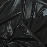 Jersey fin irisé noir corbeau