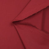 Popeline de coton rouge cerise