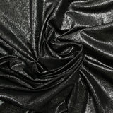 Fine iridescent platinum jersey charcoal background