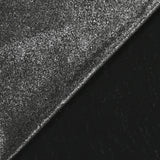 Fine iridescent platinum jersey charcoal background