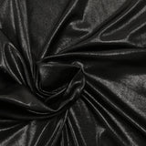 Fine iridescent jersey charcoal black background
