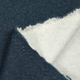 Sweat minkee épais Lurex bleu marine