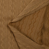 Leonie camel cable knit knit