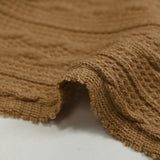 Leonie camel cable knit knit