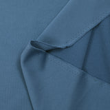 Crêpe jersey de polyester bleu barbeau