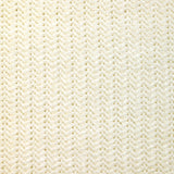 Maille chenille côtelée Anastasia blanc cassé