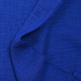 Twill de polyester chiné Ava bleu roi