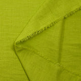 Twill de polyester chiné Ava vert anis