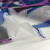 Mousseline Cryble 100% impresa Old School Royer and Violet
