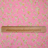 Coton liberty ® Leontyne Love Emma and Georgina rose au mètre