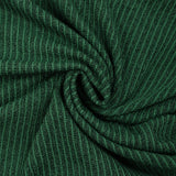Maille Louise côtelée vert forêt