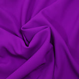 Crêpe polyester élasthanne violet